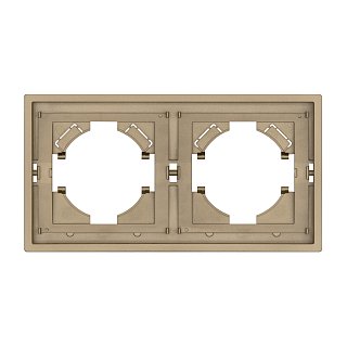 Рамка пластиковая FRM-TENDO-SFPL-2-GD (Arlight, -)
