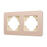 Рамка алюминиевая FRM-AKIRY-SFAL-2-GD (Arlight, -)