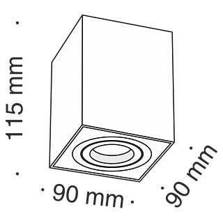 Потолочный светильник Alfa 1x50Вт GU10