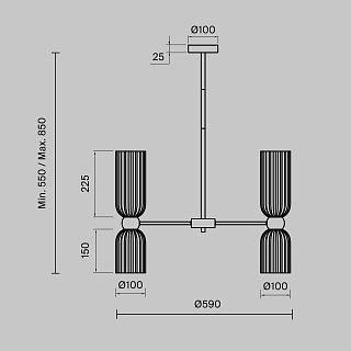 Подвесной светильник Antic E14х10