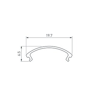 Экран ARH-V-DUAL-HID-2000 Opal (Arlight, Пластик)