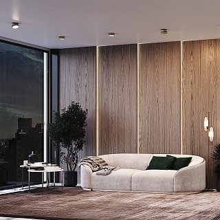 Встраиваемый светильник Onda 4000K 12Вт 120°