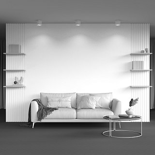 Потолочный светильник Slim GU10 1x10Вт