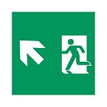 Пиктограмма EMGP-MARK-MA-LUP (Человек, Вверх-Влево) (Arlight, Пластик)