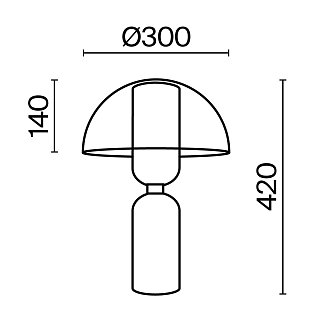 Настольный светильник Memory E14х1