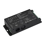 INTELLIGENT ARLIGHT Декодер SMART-DMX512-104-83-RDM-SUF (12-48V, 4x8A, XLR3/RJ45) (IARL, IP20 Металл, 5 лет)