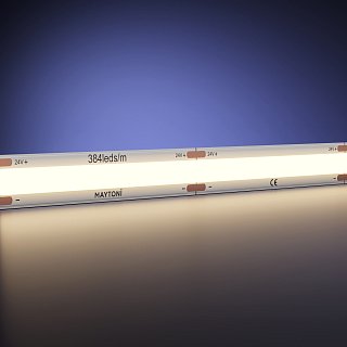 Светодиодная лента Ultra 24В COB 12Вт/м 3000K 50м IP 20 201221