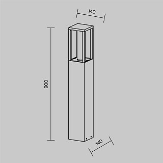 Ландшафтный светильник Expo 3000К 12Вт IP 65