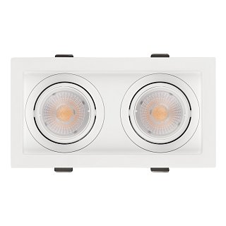 Светильник MS-VORTEX-BUILT-S170x90-2x12W Day4000 (WH-WH, 40 deg, 230V) (Arlight, IP20 Металл, 5 лет)