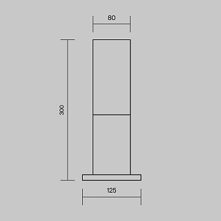 Ландшафтный светильник Willis E27х1 60Вт IP 54