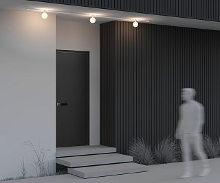 Уличный трековый светильник Luna Elasity IP 3000K 9Вт 180° белый