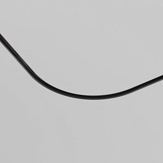 Коннектор радиусный R300 Exility встраиваемый под ГКЛ 9,5 мм, черный