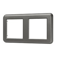 Рамка пластиковая FRM-VERSA-PL-2-GR (Arlight, -)