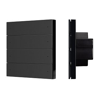 INTELLIGENT ARLIGHT Кнопочная панель SMART-ZB-801-22-1G-8SC-MULTI-IN Black (230V) (IARL, IP20 Пластик, 5 лет)