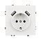 Механизм розетки с USB зарядкой SCT-NOBE-MUAA-SFPL-WH (230V, 16A) (Arlight, -)