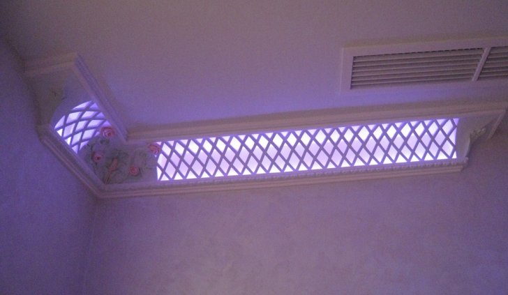 Подсветка декоративных элементов светодиодной лентой Arlight