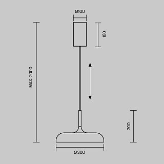 Подвесной светильник Gerhard 3000K 31Вт