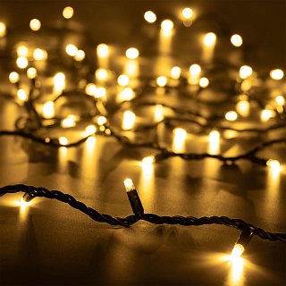 Светодиодная гирлянда ARD-STRING-PRO-10000-GREEN-100LED-FLASH WARM (230V, 7W) (Ardecoled, IP65)