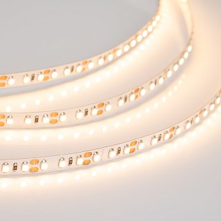 Светодиодная лента RT 2-5000 12V Warm2400 2x (3528, 600 LED, LUX) (Arlight, 9.6 Вт/м, IP20)
