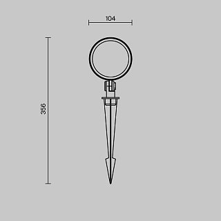 Ландшафтный светильник Core 3000К 25Вт IP 65