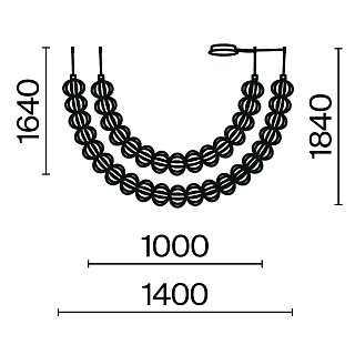 Подвесной светильник Golden Cage 3000К 107Вт