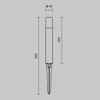 Ландшафтный светильник Talpa 3000К 3Вт IP 65