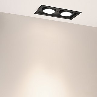 Светильник MS-VORTEX-BUILT-S250x140-2x30W Day4000 (BK-BK, 30 deg, 230V) (Arlight, IP20 Металл, 5 лет)