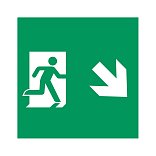 Пиктограмма EMGP-MARK-MA-RDOWN (Человек, Вниз-Вправо) (Arlight, Пластик)