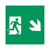 Пиктограмма EMGP-MARK-MA-RDOWN (Человек, Вниз-Вправо) (Arlight, Пластик)