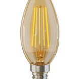 Свеча золотистая Е14 2800К 4W (5482)