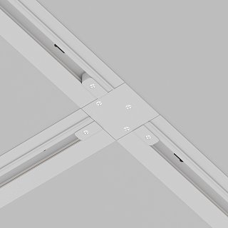 Коннектор Т-образный Unity встраиваемый белый