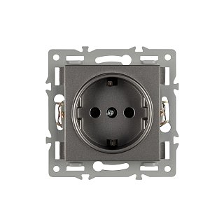 Механизм электрической розетки SCT-MEU1-PL-GR (250V, 16A) (Arlight, -)