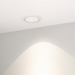 Светильник MS-FORECAST-BUILT-TURN-R102-12W Warm3000 (WH-WH, 32 deg, 230V) (Arlight, IP20 Металл, 5 лет)