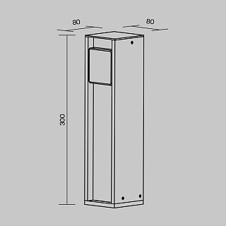 Уличная розетка Socket 2000Вт IP 54