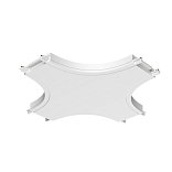 Коннектор питания X-образный Radity белый