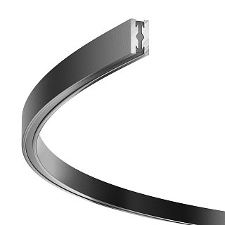 Шинопровод круглый из полукругов 1200мм Flarity черный