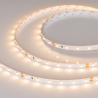 Светодиодная лента RT 2-5000 24V Warm2700 (3528, 300 LED, LUX) (Arlight, 4.8 Вт/м, IP20)