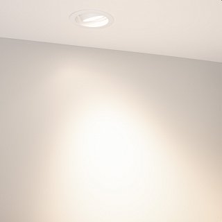 Светильник MS-VORTEX-BUILT-R90-12W Day4000 (WH-WH, 40 deg, 230V) (Arlight, IP20 Металл, 5 лет)