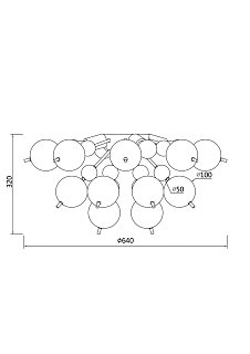 Потолочный светильник Bolla E27x4