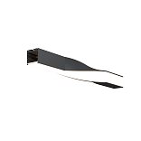 Радиусный профиль 35x35 Twist левый черный