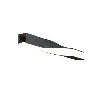 Радиусный профиль 35x35 Twist левый черный