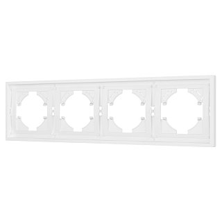 Рамка пластиковая FRM-TENDO-PL-4-WH (Arlight, -)