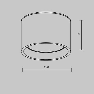 Потолочный светильник Hydra 4000K 10Вт 120° IP 44