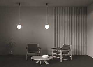 Подвесной светильник LUNA 3000K 1x5Вт 360°