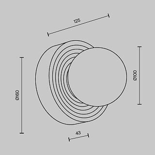 Настенный светильник (бра) Careless G9x1