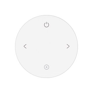 INTELLIGENT ARLIGHT Пульт SMART-801-22-1G-DIM White (3V, Magnet, 2.4G) (IARL, IP20 Пластик, 5 лет)