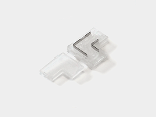 Пластиковый T-коннектор для светодиодной ленты 8 мм, CN-8MM-2P-T-SC-H