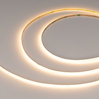 Светодиодная лента COB-X420-4mm 24V Warm2700 (10 W/m, IP20, CSP, 5m) (Arlight, узкая)