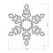 Фигура ARD-SNOWFLAKE-M1-940x940-648LED Blue (230V, 36W) (Ardecoled, IP65)