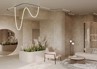 Коннектор радиусный R300 Exility встраиваемый под ГКЛ 12,5 мм, белый